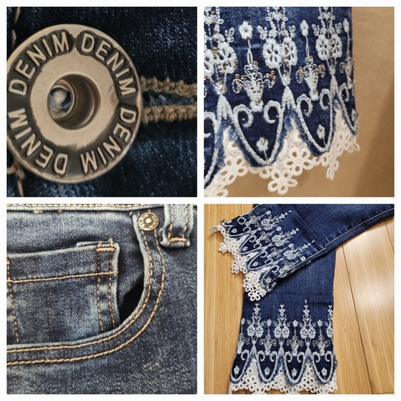 Embellished Jean's/ M / L - Picture 4 of 11